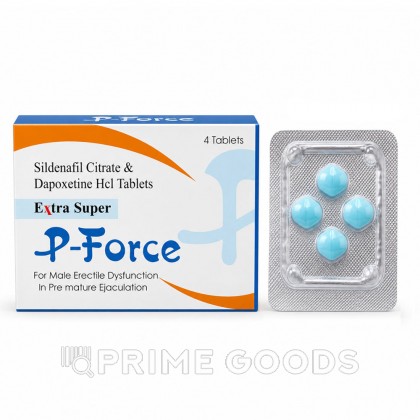 Препарат для улучшения эрекции Extra Super P-Force 100 mg (4 таб.) от sex shop primegoods
