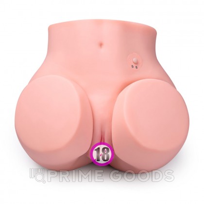Реалистичный двойной мастурбатор Olga с вибрацией от sex shop primegoods фото 3