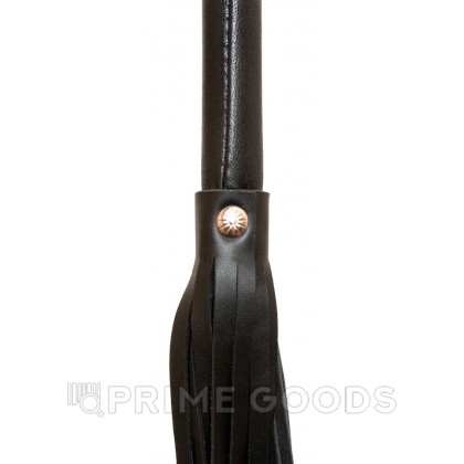 Плеть из натуральной кожи с черной ручкой - primegoods.kz фото 2 Плеть из натуральной кожи с черной ручкой от sex shop primegoods фото 2