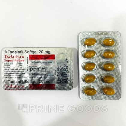 Препарат для усиления потенции Tadalista Super Active (10 таб.) от sex shop primegoods фото 11