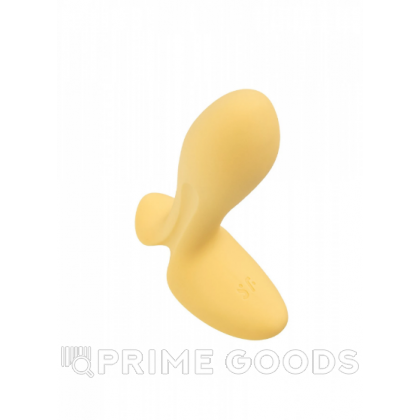 Анальный виброплаг Satisfyer Intensity Plug желтый (Connect App) от sex shop primegoods фото 2