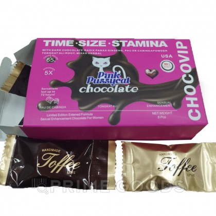 Возбуждающий шоколад Pink Pussycat для женщин (1 шт.) от sex shop primegoods