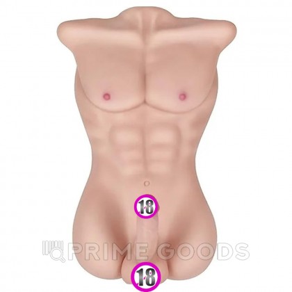 Спортивное мужское тело с фаллоимитатором (8,5 кг.) от sex shop primegoods фото 2