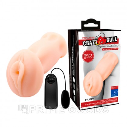 Мастурбатор реалистичный с вибрацией Ruby, вагина от sex shop primegoods фото 5