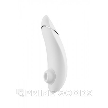 Бесконтактный клиторальный стимулятор Womanizer Premium белый/хром от sex shop primegoods