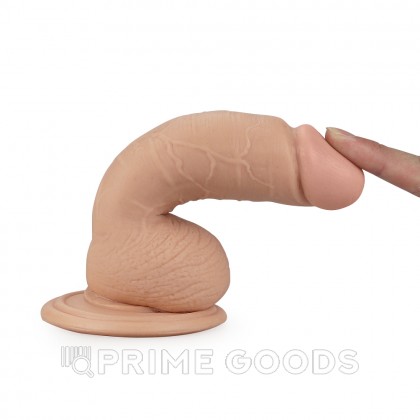 Фаллоимитатор реалистик - 18 см.  от sex shop primegoods фото 6