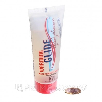 Лубрикант на водной основе с согревающим эффектом WARMING GLIDE HOT 100 мл от sex shop primegoods фото 2