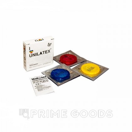 Unilatex Multifruits 3 шт. Презервативы цветные с ароматом мультифрукт от sex shop primegoods фото 2
