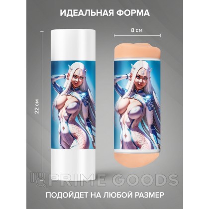 Реалистичный мастурбатор Fantasy Shiro Kaiji ФлешНаш (вагина+анус) от sex shop primegoods фото 3