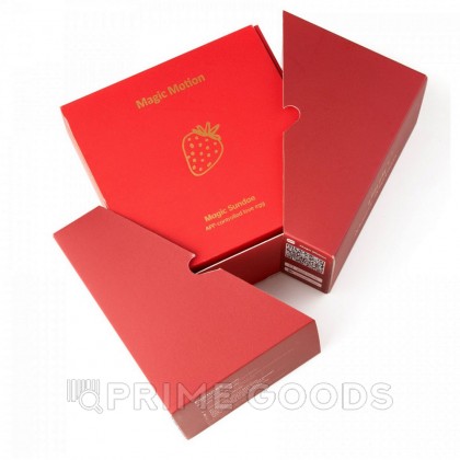 Виброяйцо Magic Motion Sundae App, красное от sex shop primegoods фото 3