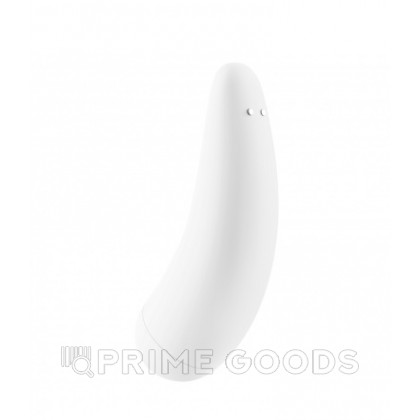 Вакуумный клиторальный стимулятор Satisfyer Curvy 2+ (белый) от sex shop primegoods фото 7