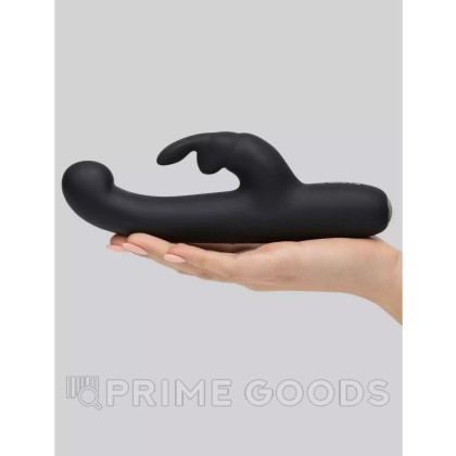 Вибратор Happy Rabbit Slimline G-Spot перезаряжаемый, черный от sex shop primegoods фото 3