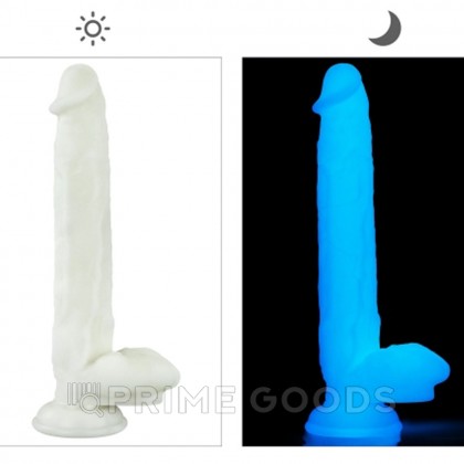 Фаллоимитатор Lumino Play светящийся в темноте (15*4 см) от sex shop primegoods фото 5