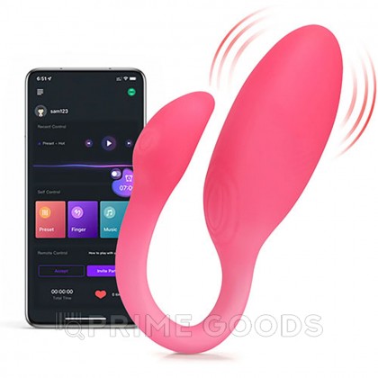 Smart-вибратор Magic Flamingo Max, розовый, от Magic Motion от sex shop primegoods фото 2