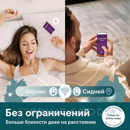 Вибратор для пар We-Vibe Chorus Pro фиолетовый от sex shop primegoods фото 9