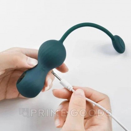 Тренажер Кегеля Magic Motion Crystal Duo темно-зеленый от sex shop primegoods фото 7