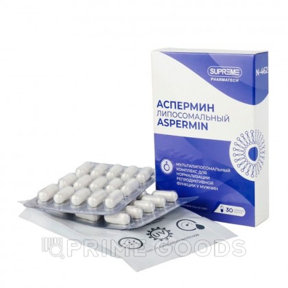 Аспермин капсулы SUPREME PHARMATECH N462 30 шт. от sex shop primegoods фото 7