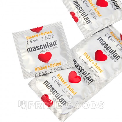 Презервативы Masculan Ribbed + Dotted, с колечками и пупырышками, №21 от sex shop primegoods фото 4