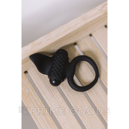 Эрекционное виброкольцо Lingus черное от Adrien lastic от sex shop primegoods фото 5