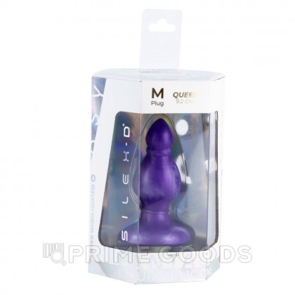 Анальная пробка Fantasy Queen от Silexd фиолетовая от sex shop primegoods фото 2