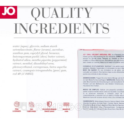 Стимулирующий гель для оральных ласк с десенсибилизацией Oral Delight Strawberry Sensation - 30 мл от sex shop primegoods фото 3