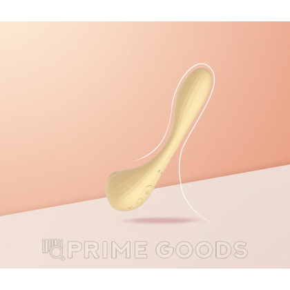 Вакуумный вагинально-клиторальный стимулятор Bobi Yellow от Magic Motion от sex shop primegoods фото 11