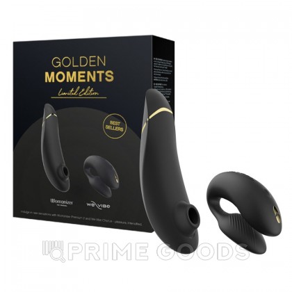 Набор We Vibe Golden Moments Collection с Womanizer premium и We-vibe Chorus Black от sex shop primegoods