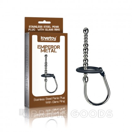 Уретральный плаг с кольцом от sex shop primegoods