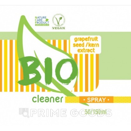 Органический очищающий спрей с дезинфицирующим эффектом HOT BIO CLEANER 150 мл. от sex shop primegoods фото 2