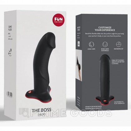 Фаллоимитатор Fun Factory The Boss Stub (18×4,1 см), черный от sex shop primegoods фото 8