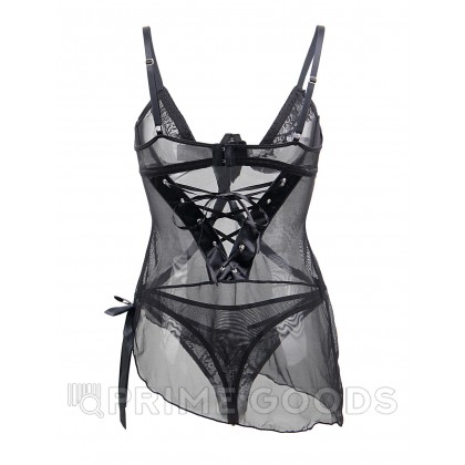 Бэби долл Elegant Black (3XL) от sex shop primegoods фото 3