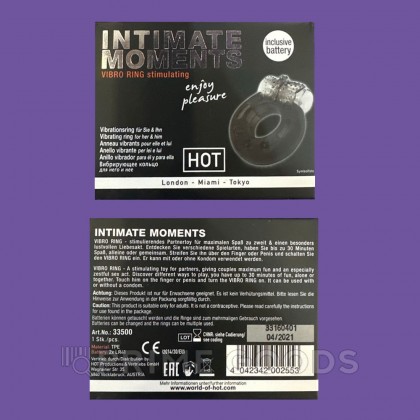 Стимулирующие виброкольцо Intimate Moments от HOT от sex shop primegoods фото 4