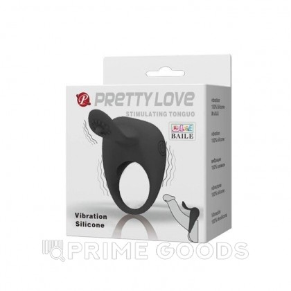 Эрекционное виброкольцо с дополнительной стимуляцией от sex shop primegoods фото 2