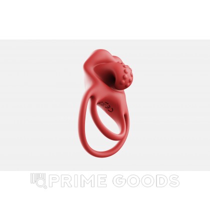 Эрекционное виброкольцо двойное со стимулятором клитора Lick it от sex shop primegoods фото 7