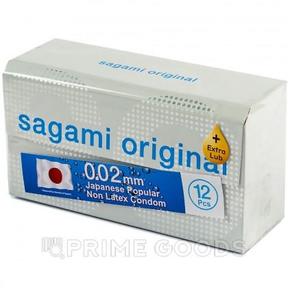 Презервативы полиуретановые SAGAMI Original 002 EXTRA LUB 12 шт. от sex shop primegoods фото 6