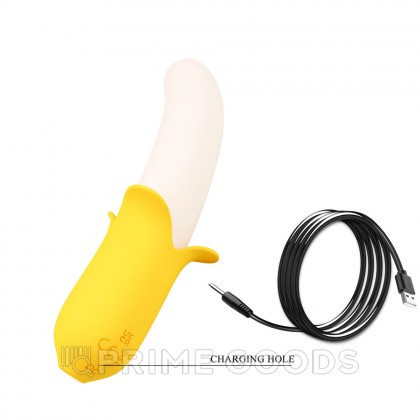 Вибратор с фрикцией Banana Geek, 19,5 см от sex shop primegoods фото 5