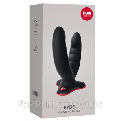 Двойной фаллоимитатор Ryde Fun Factory (черный) от sex shop primegoods фото 4