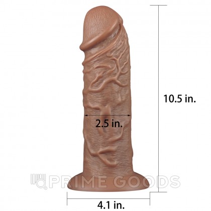 Фаллоимитатор на присоске Realistic Chubby Dildo (26,6 см) от sex shop primegoods фото 15