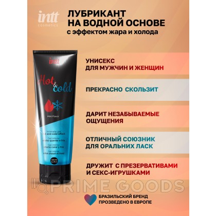 Intt Intimate Gel Hot&Cold - лубрикант с охлаждающим и согревающим эффектом, 100 мл от sex shop primegoods фото 2