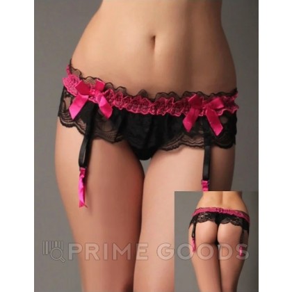 Пояс для чулок Huasheng 0811 (44-48, красный) от sex shop primegoods фото 2