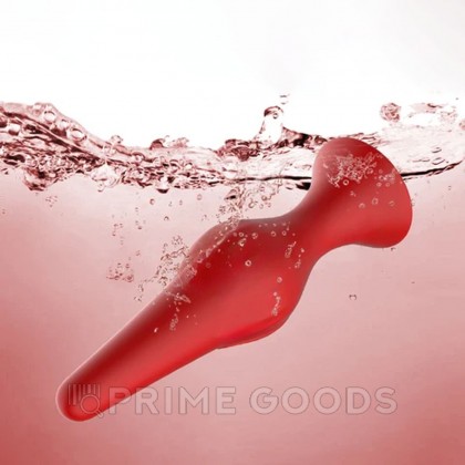 Анальная пробка Gravity, цвет бордовый (M) от sex shop primegoods фото 4