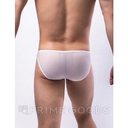 Мужские трусы из дышащей сетки белые (XL) от sex shop primegoods фото 2