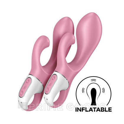Вибратор-кролик Air pump bunny 2 Satisfyer розовый от sex shop primegoods