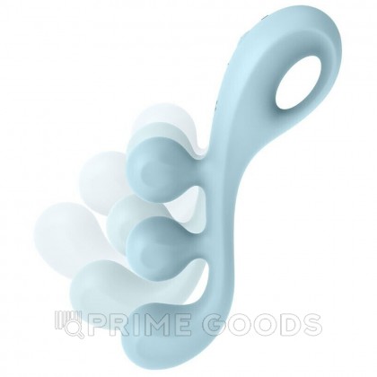Мультифункциональный вибратор для тройной стимуляции Satisfyer Tri Ball 2 голубой от sex shop primegoods фото 3