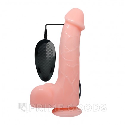 Реалистичный вибратор с пультом на проводе Barbara (22 см) от sex shop primegoods фото 4