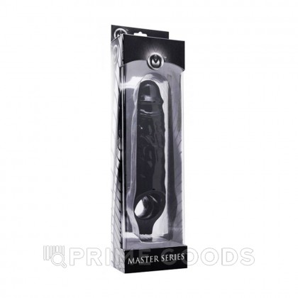 Насадка Mamba Cock Sheath Packaged, 16.5 см, черный от sex shop primegoods фото 4