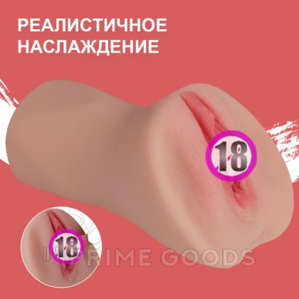 Реалистичный мастурбатор в виде вагины и половых губ Miriam от sex shop primegoods фото 9