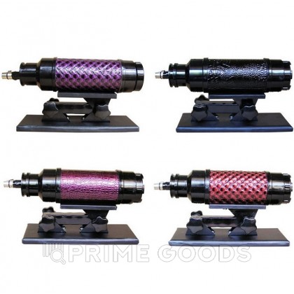 Секс-машина Machine Gun фиолетовая кожа от sex shop primegoods фото 2
