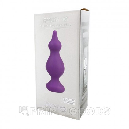 Анальная пробка Amuse (M) лиловая от sex shop primegoods фото 2